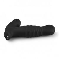 Prostate Massager with Thrusting Vibrating 10 Function Remote Control